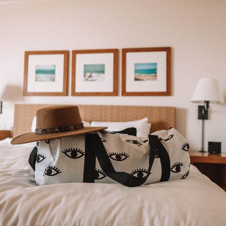 The Inn at Laguna Beach - luggage on bed