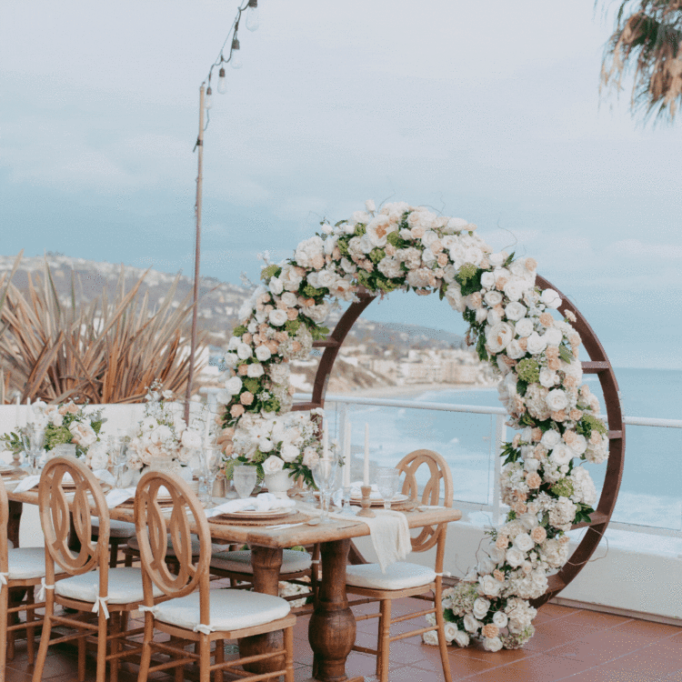 Wedding reception at The Inn at Laguna Beach